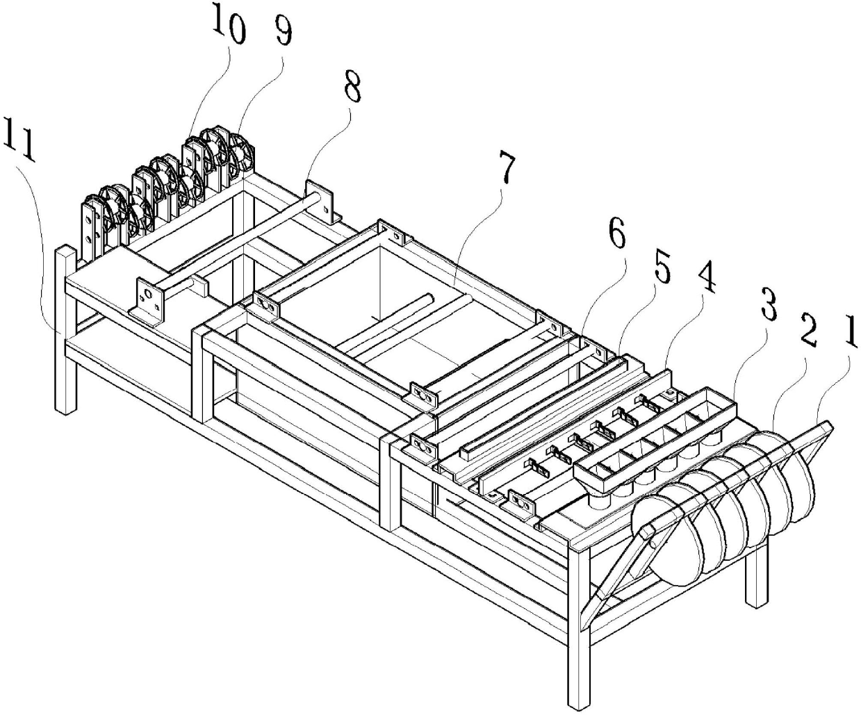 Lead coil forming machine for fireworks and crackers