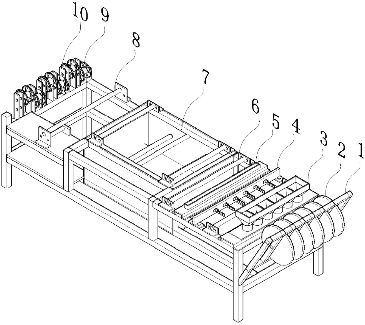 Lead coil forming machine for fireworks and crackers