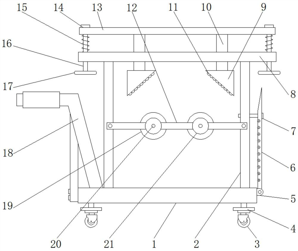 A large object handling device for logistics transportation