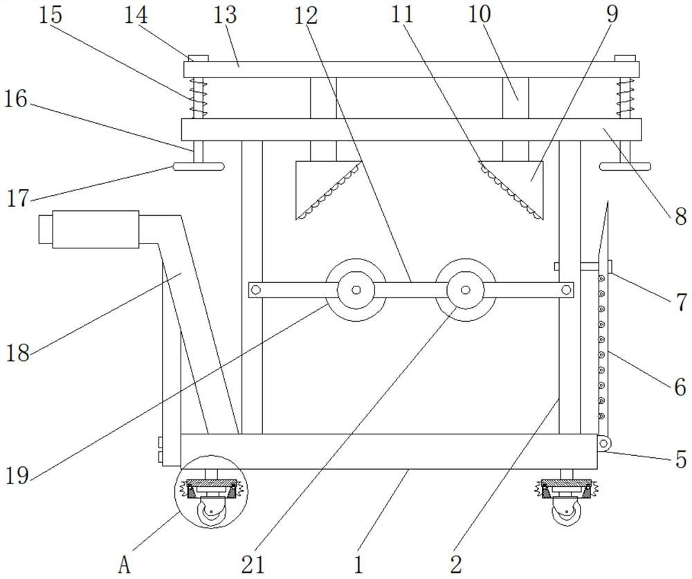 A large object handling device for logistics transportation