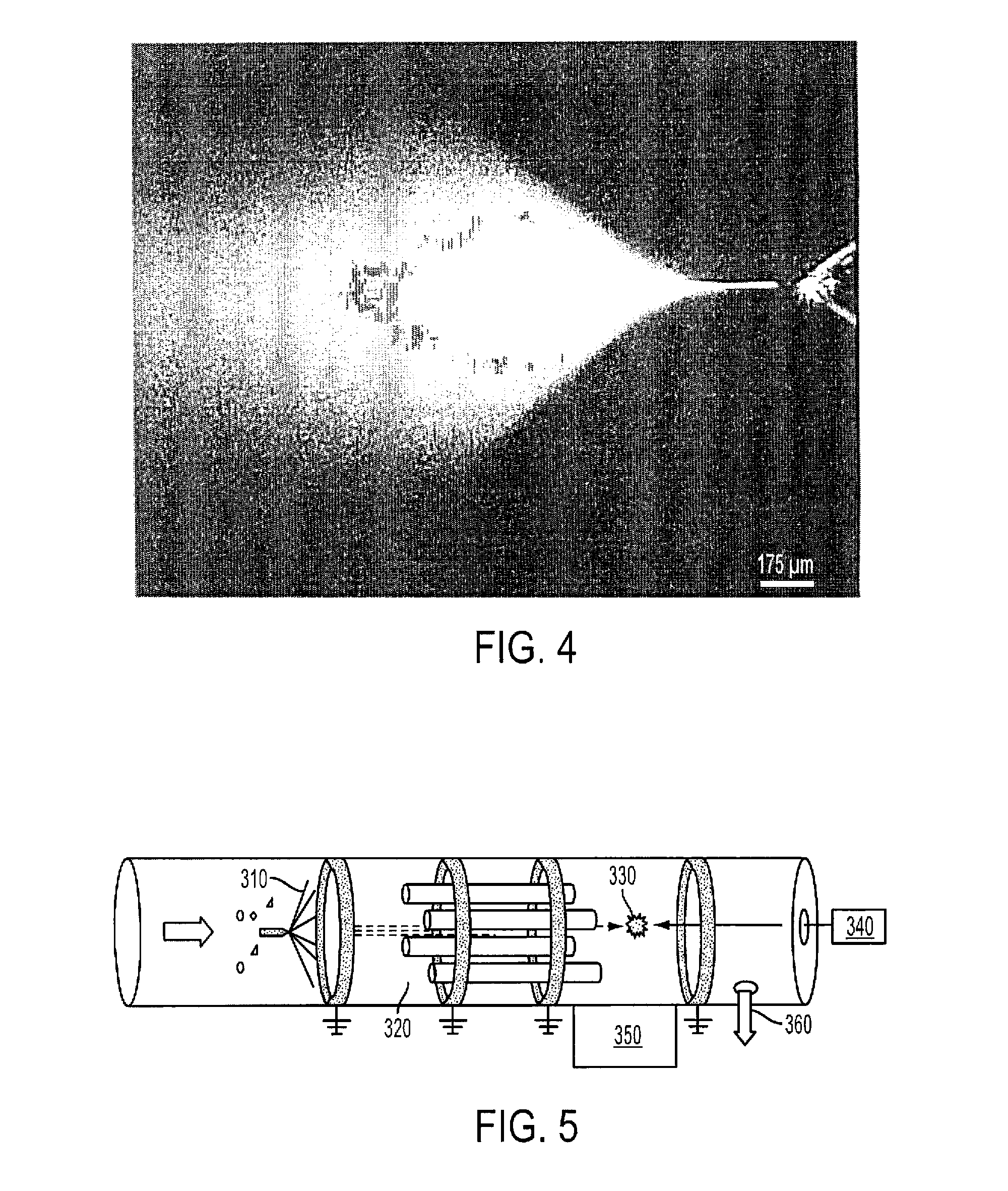 Electrospray coating of aerosols for labeling and identification