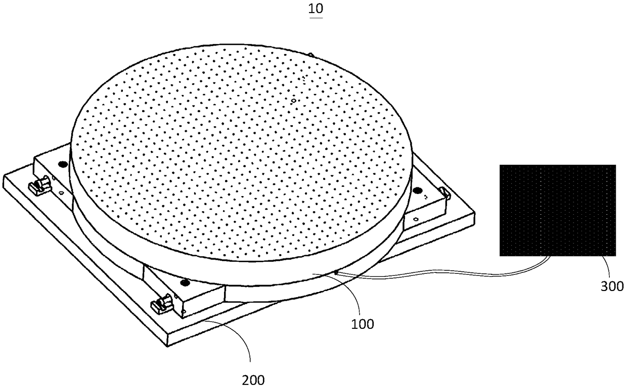 Sucking disc structure and vacuum adsorption system