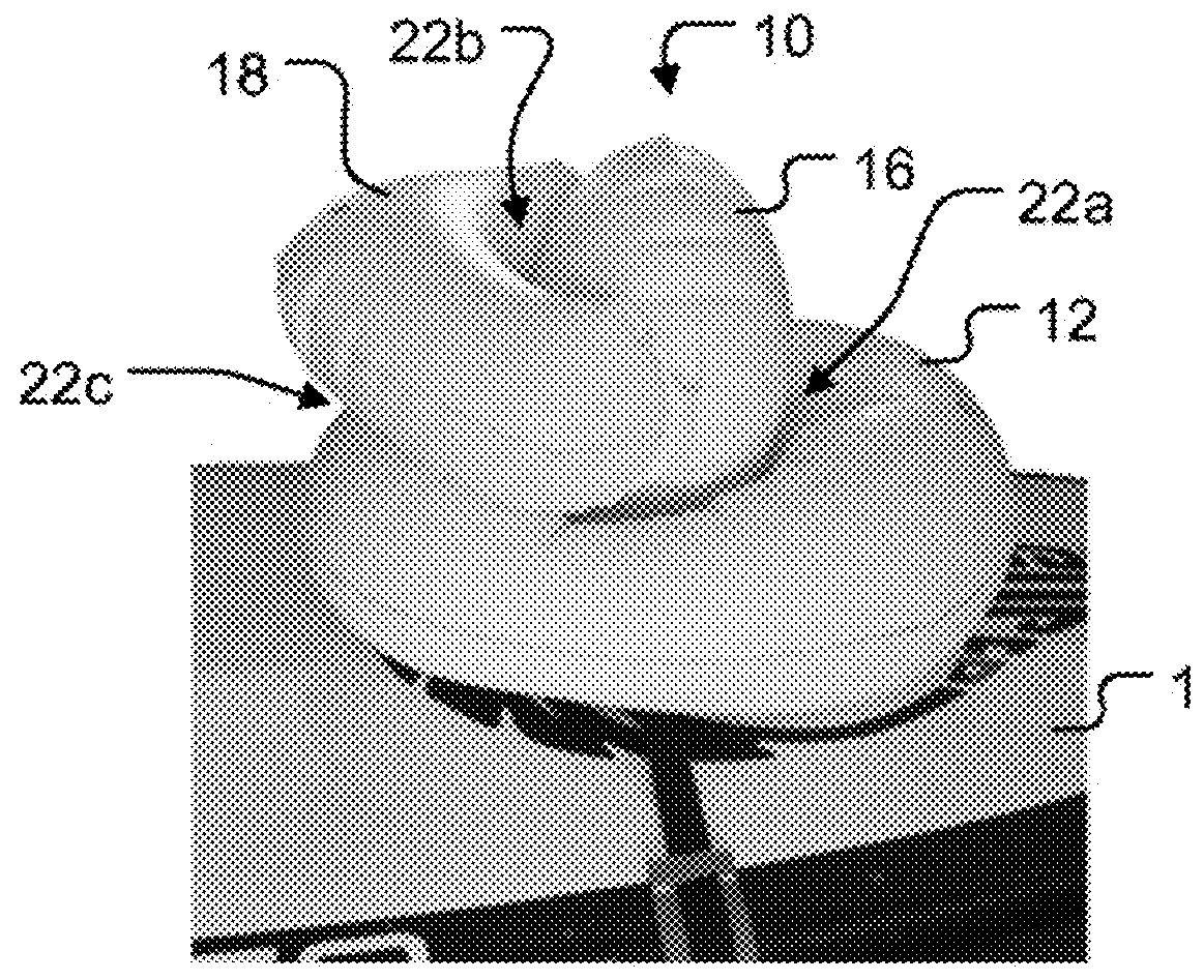 Multiple accessory storage device