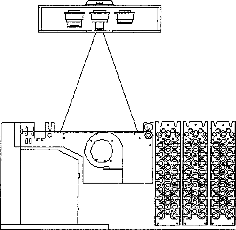 Digital colour enlarge printer with linear motion image processer