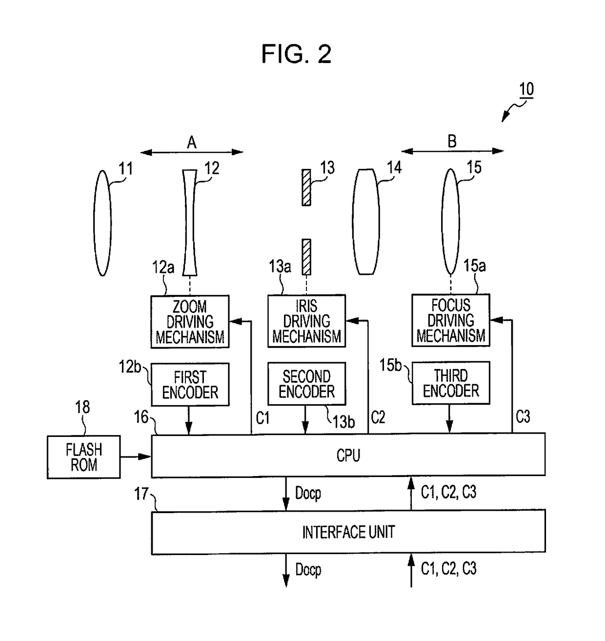 Imaging display device and control method thereof