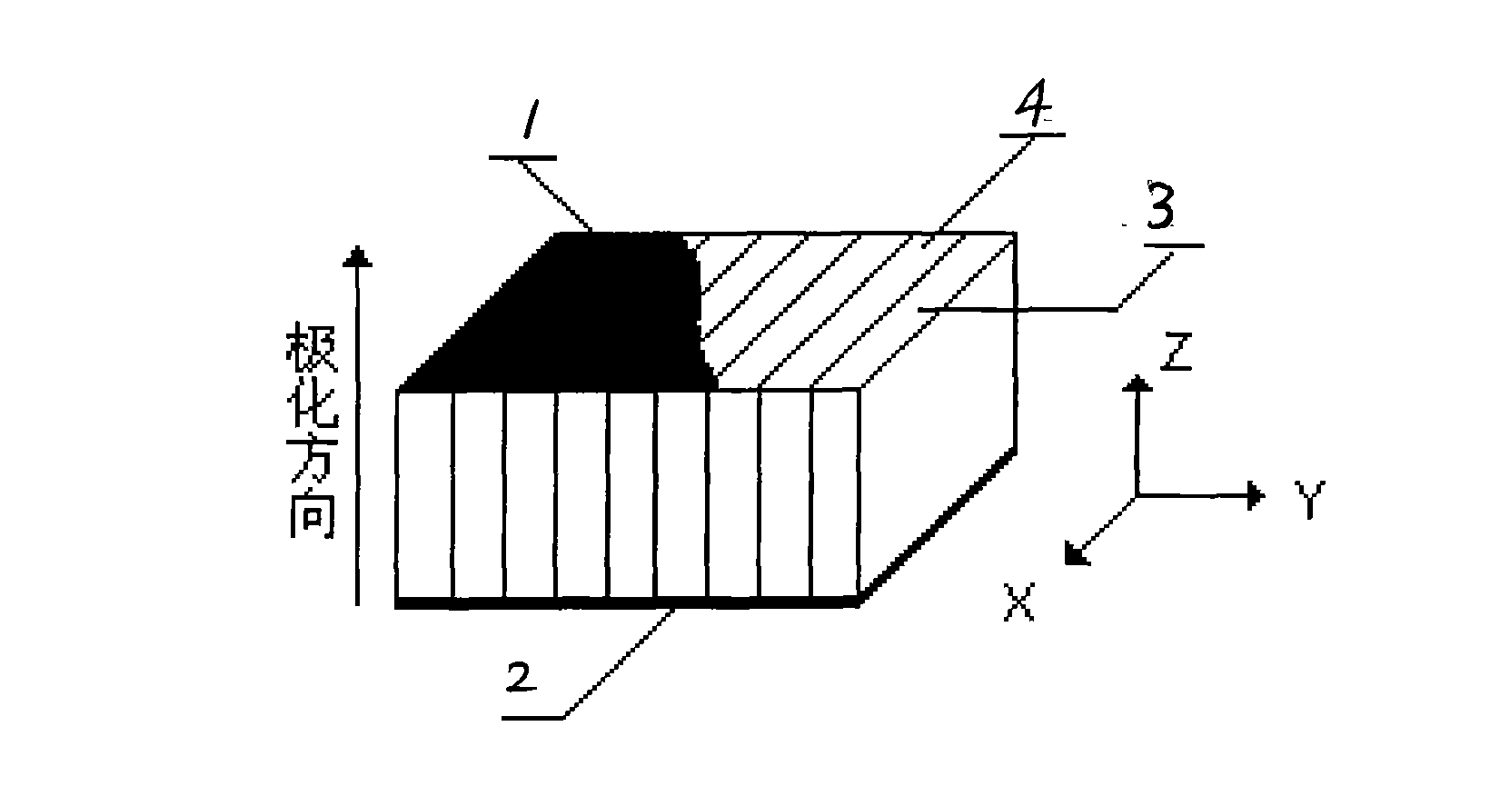 2-2 type cement base piezoelectric composite material