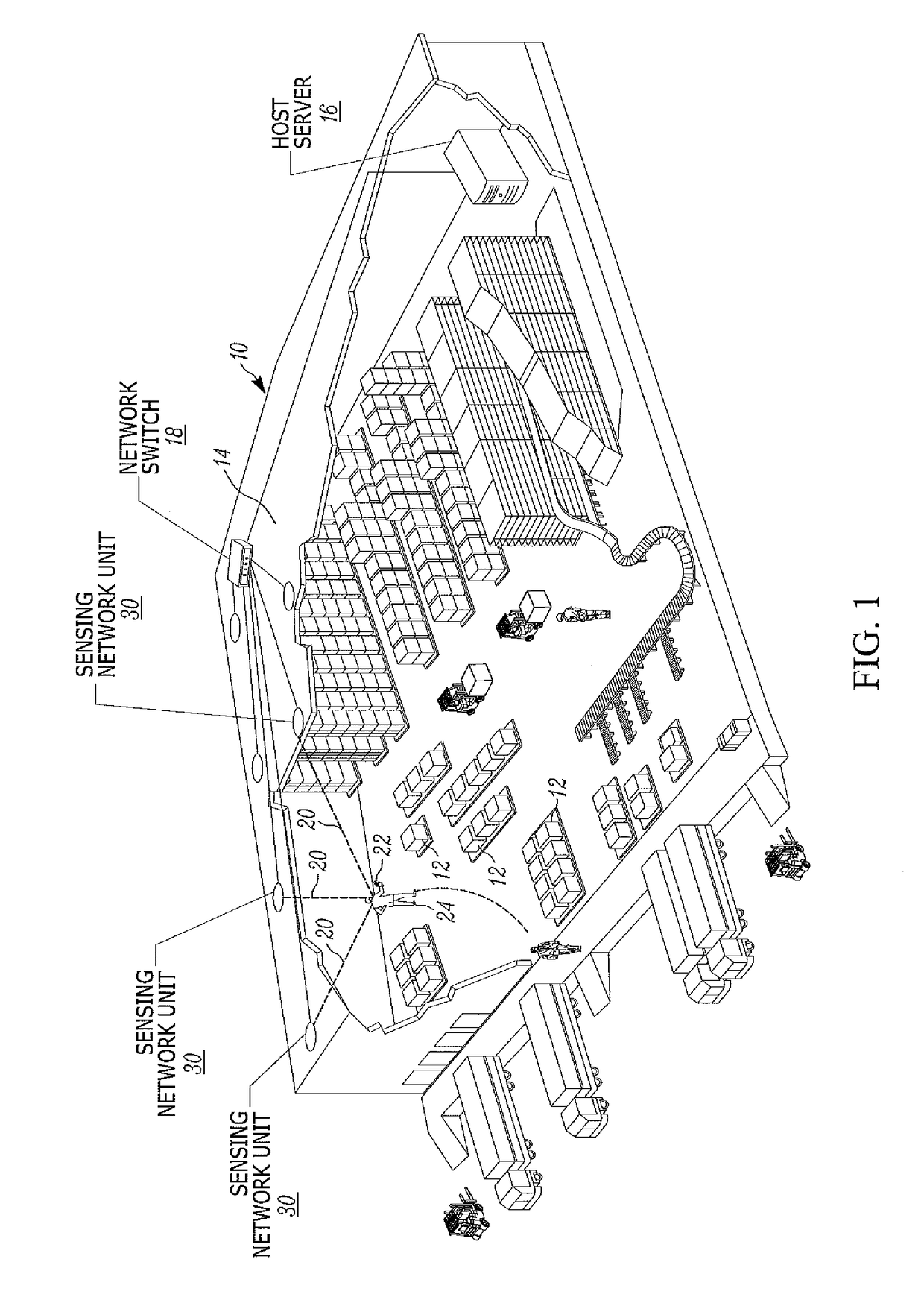 Arrangement for, and method of, locating product tags by locating users who are operating mobile readers for reading the product tags