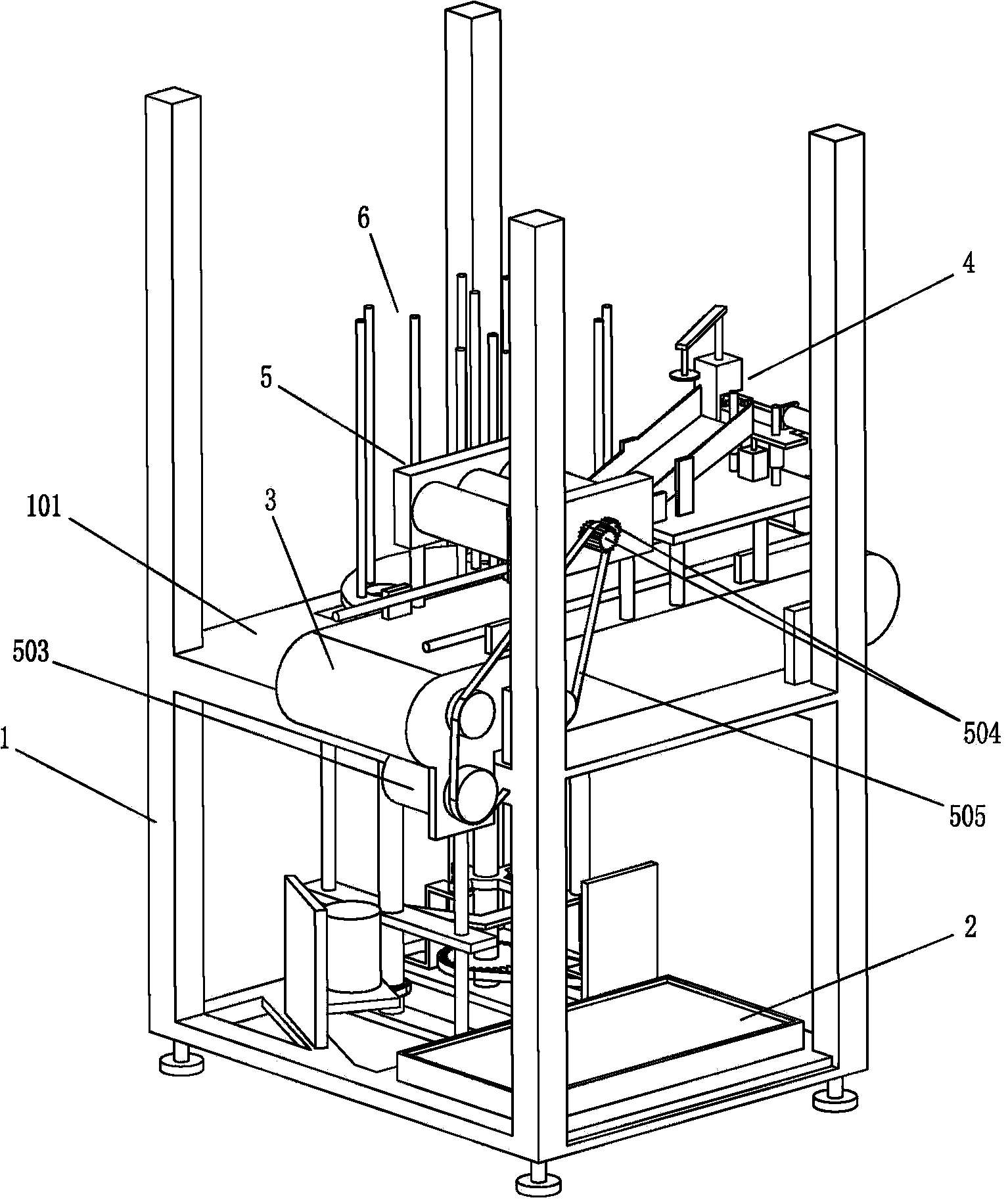 Automatic capping packaging machine