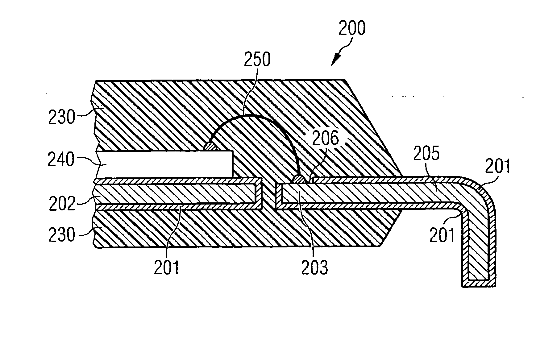 Leadframe for use in a semiconductor package