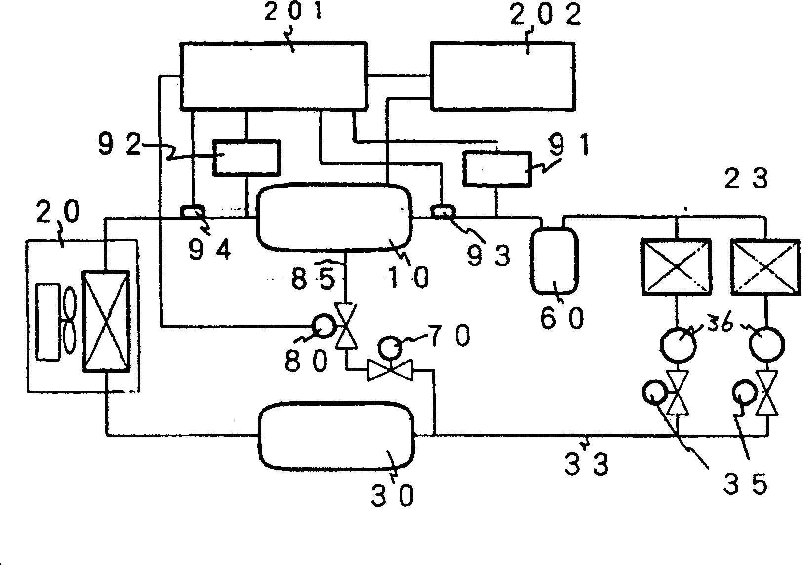 Refrigerator system for store