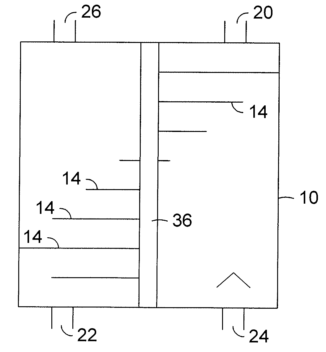 Screenless reactor for granular moving bed