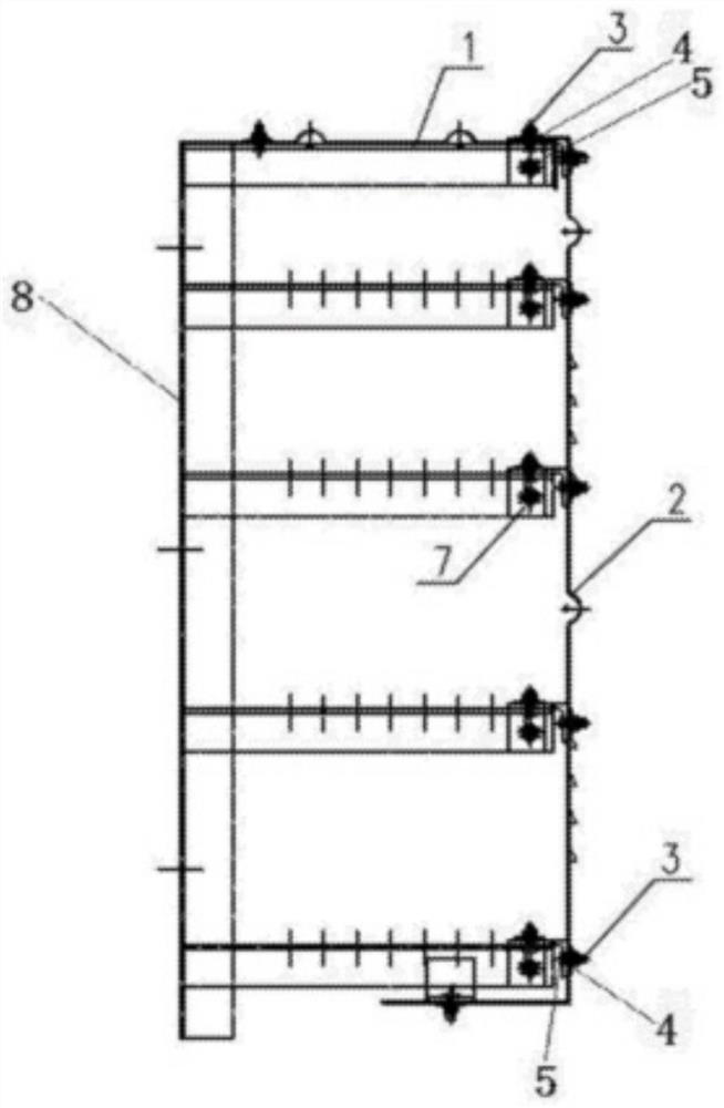 Semi-closed assembly type cable bracket and sun shade