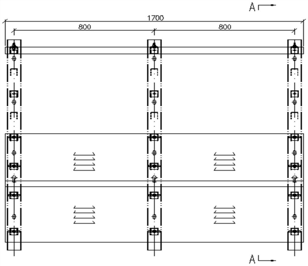 Semi-closed assembly type cable bracket and sun shade