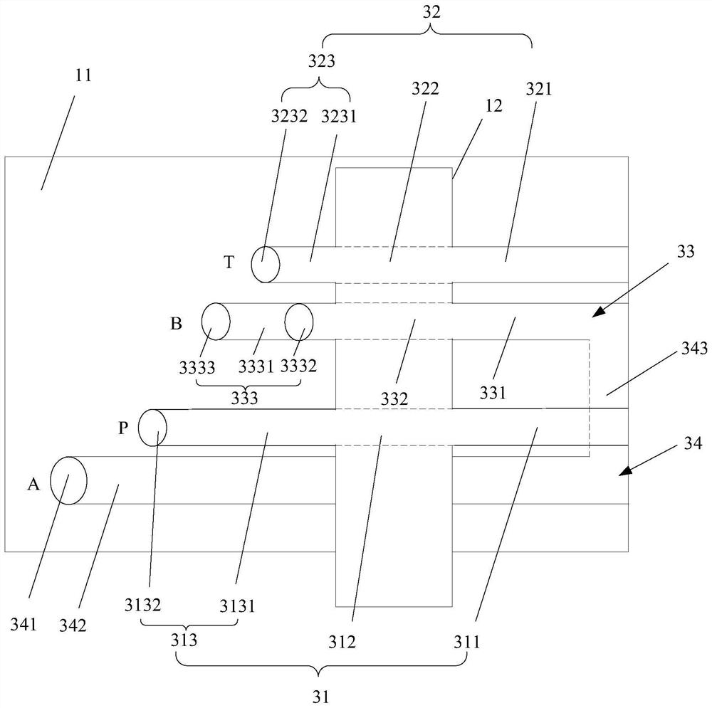 Hydraulic control device of electro-hydraulic ball valve