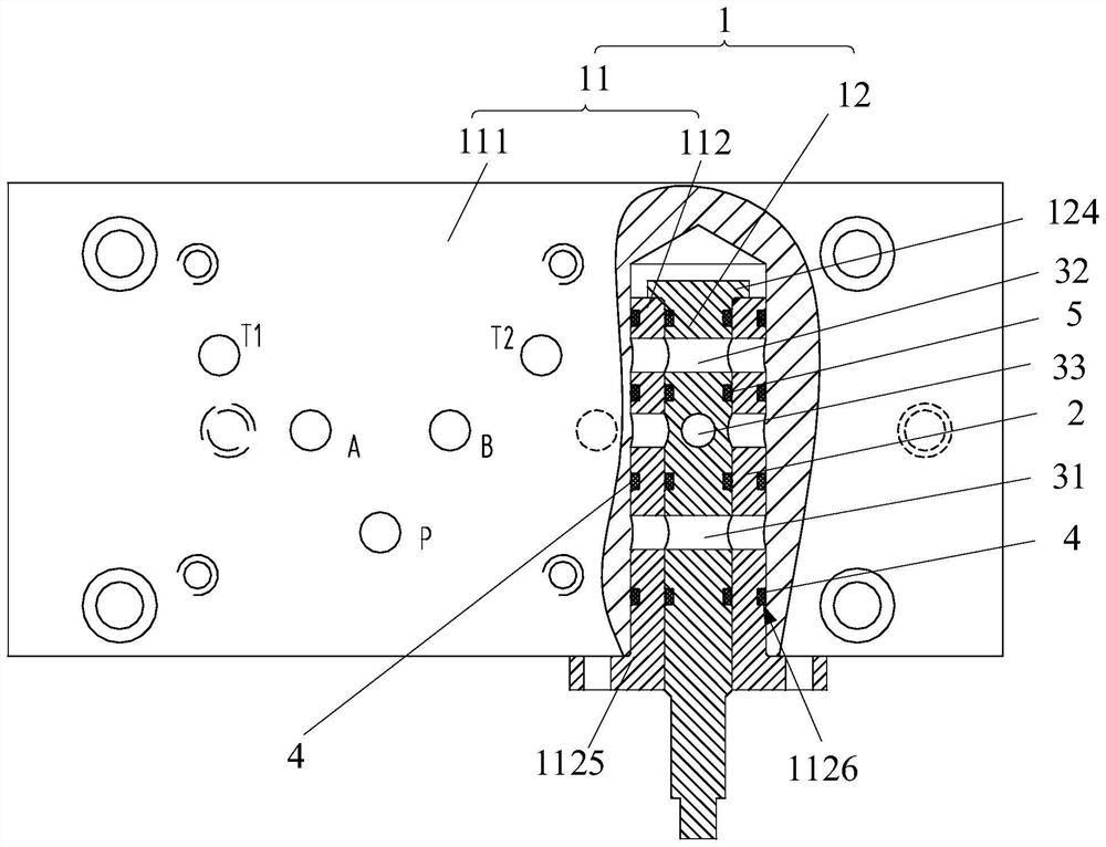 Hydraulic control device of electro-hydraulic ball valve