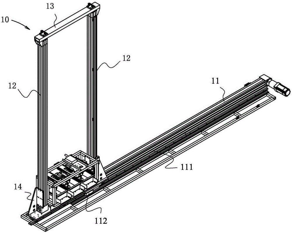 Stacking equipment capable of simultaneously taking and placing logistics boxes on multiple stations