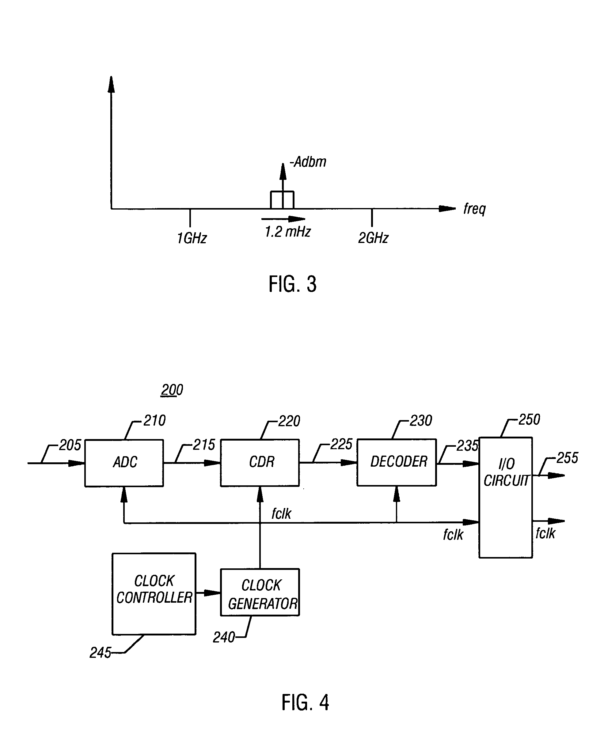 Selecting clock frequencies for baseband devices