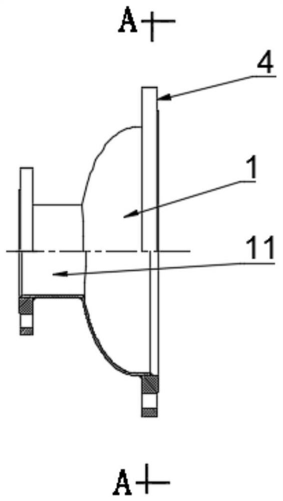 A kind of exhaust gas mixer based on self-healing flame arrester