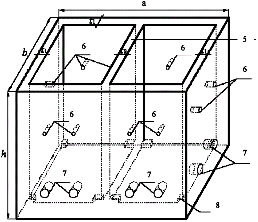 Semi-assembly type ecological debris flow check dam, and construction method thereof