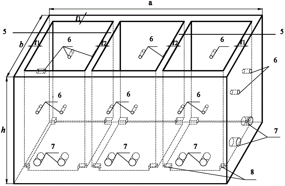 Semi-assembly type ecological debris flow check dam, and construction method thereof