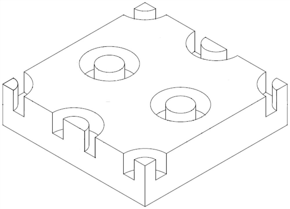 A kind of fabrication method of columnar coaxial ring nanostructure