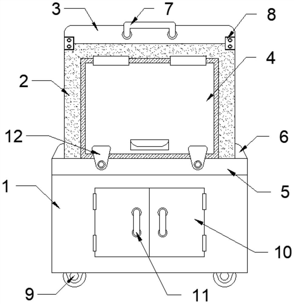 Cultural relic display cabinet with nitrogen constant-humidity function and using method thereof