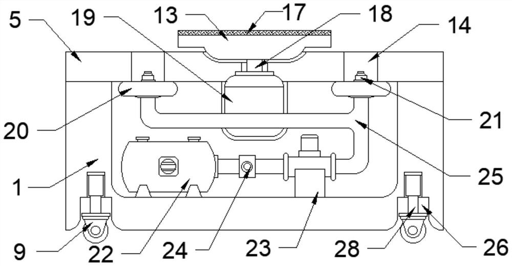 Cultural relic display cabinet with nitrogen constant-humidity function and using method thereof