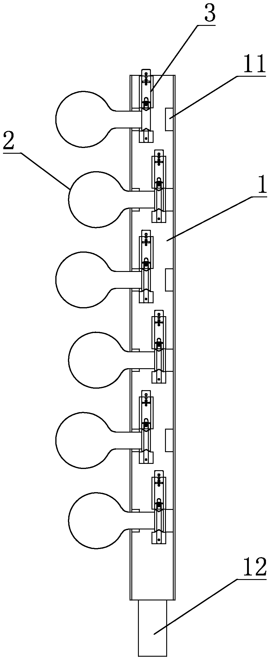 Vertical two-sided shooting target