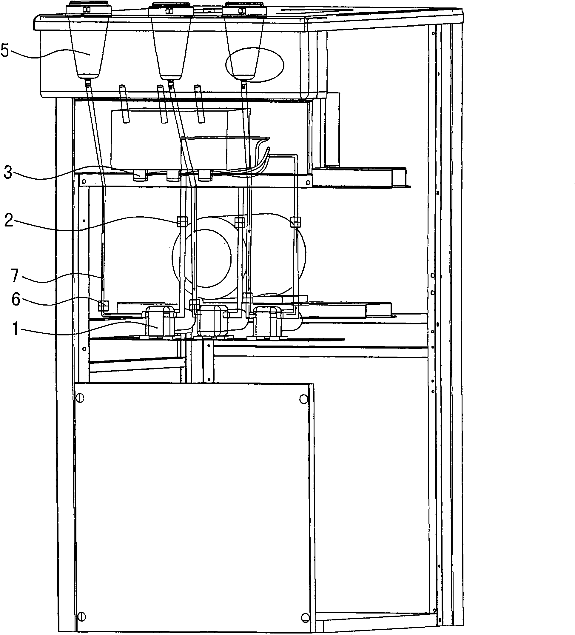 Ice cream pattern-making apparatus