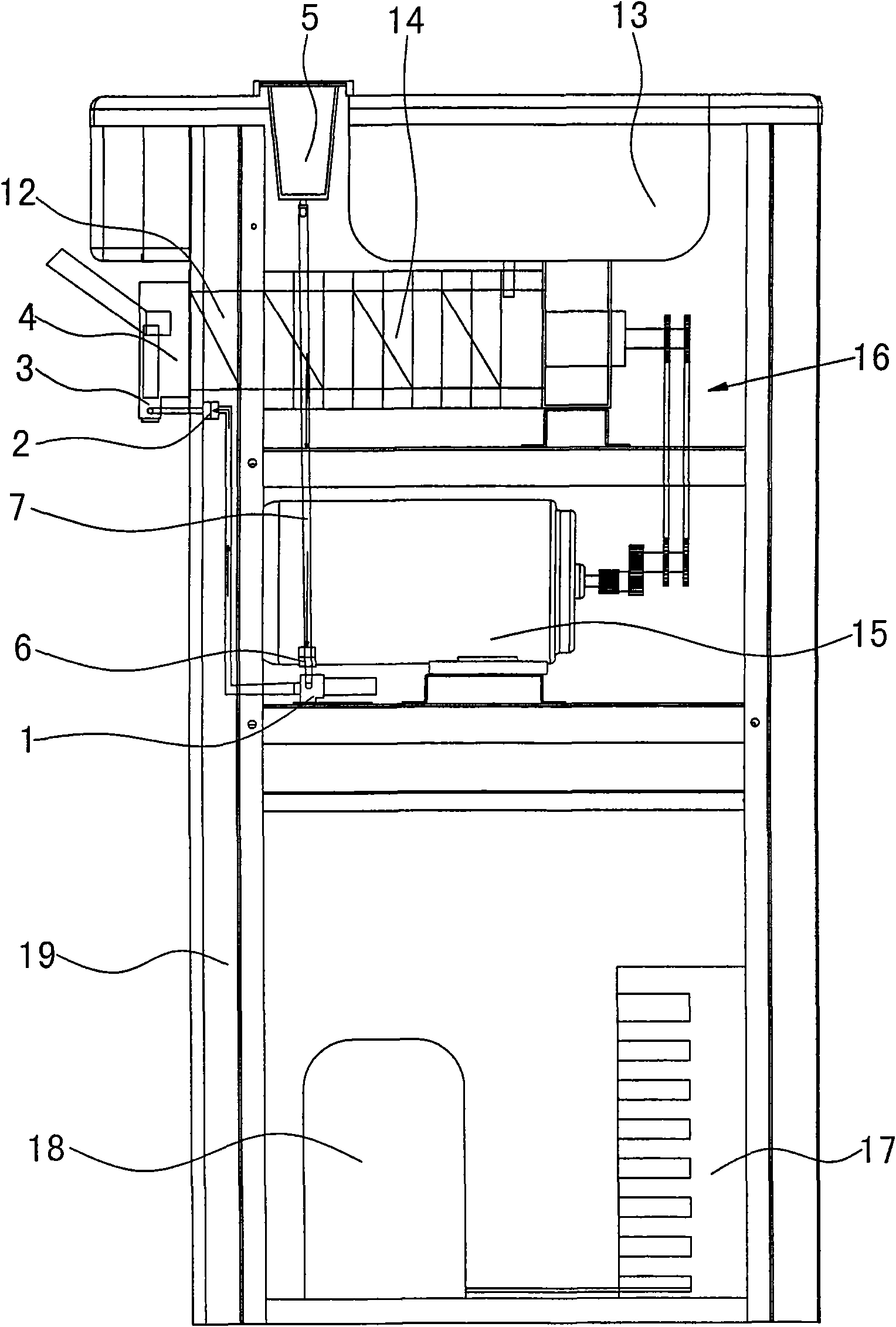 Ice cream pattern-making apparatus