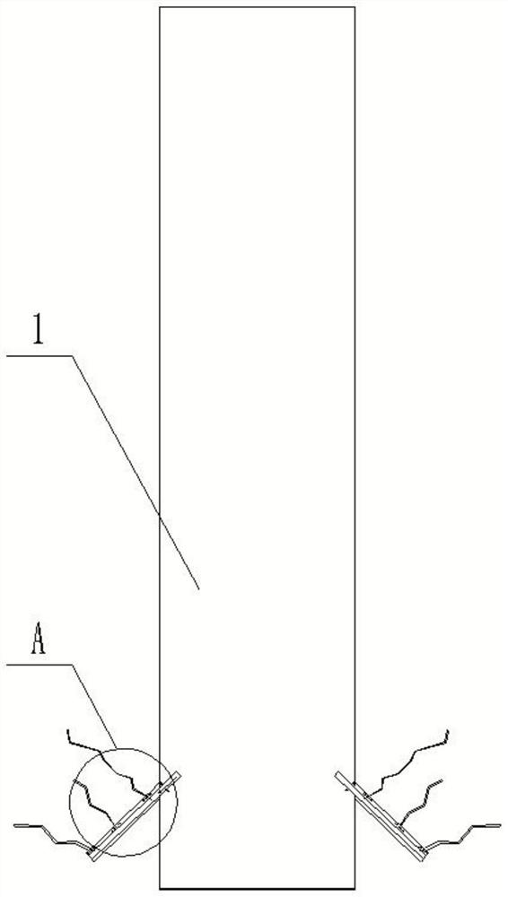 An anchor-casting integrated structure and construction method of plastic concrete underground diaphragm wall