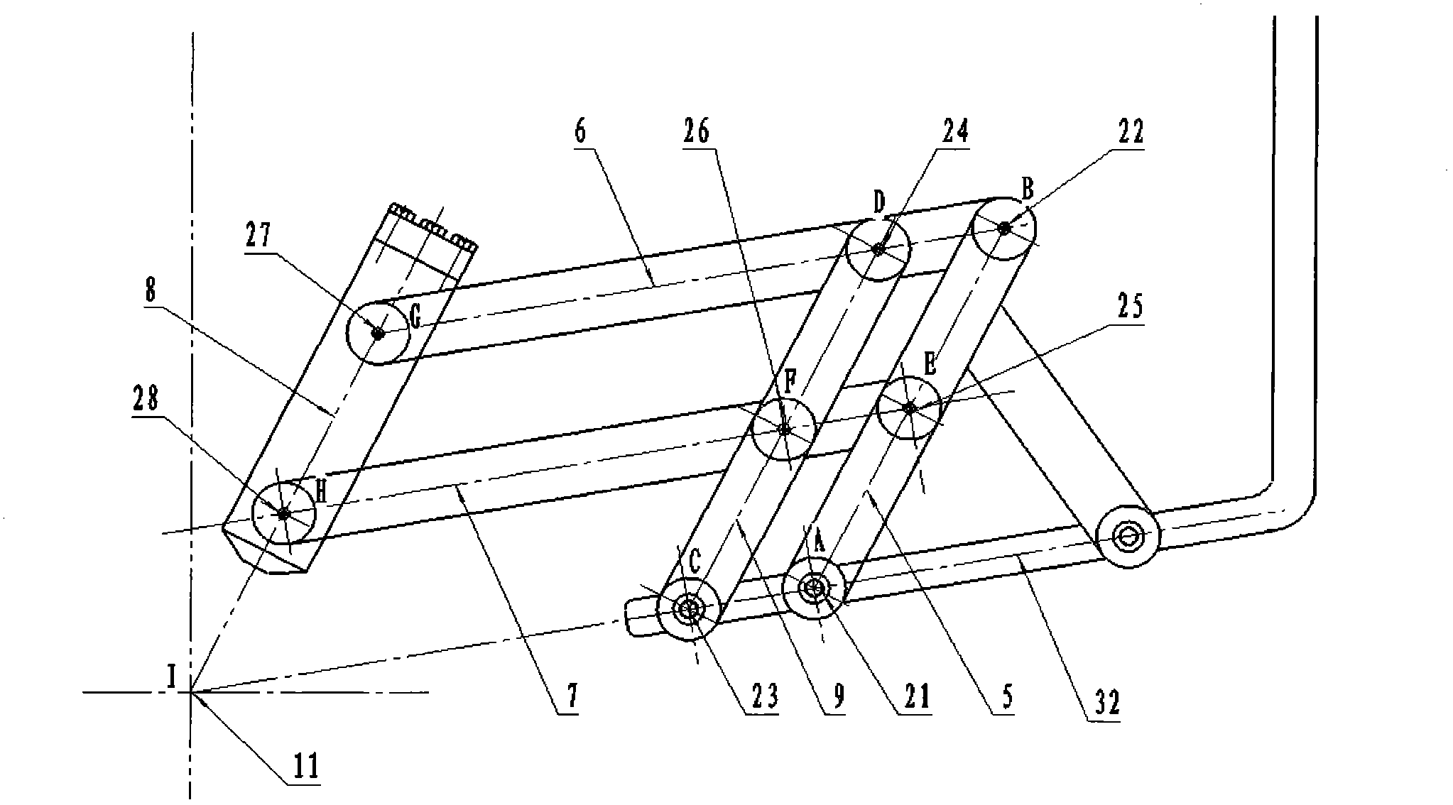 Laser cladding lateral powder feed processing head