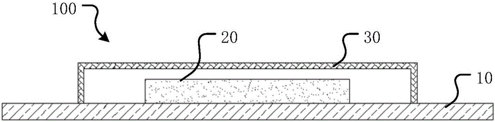 Cooling structure of package chip