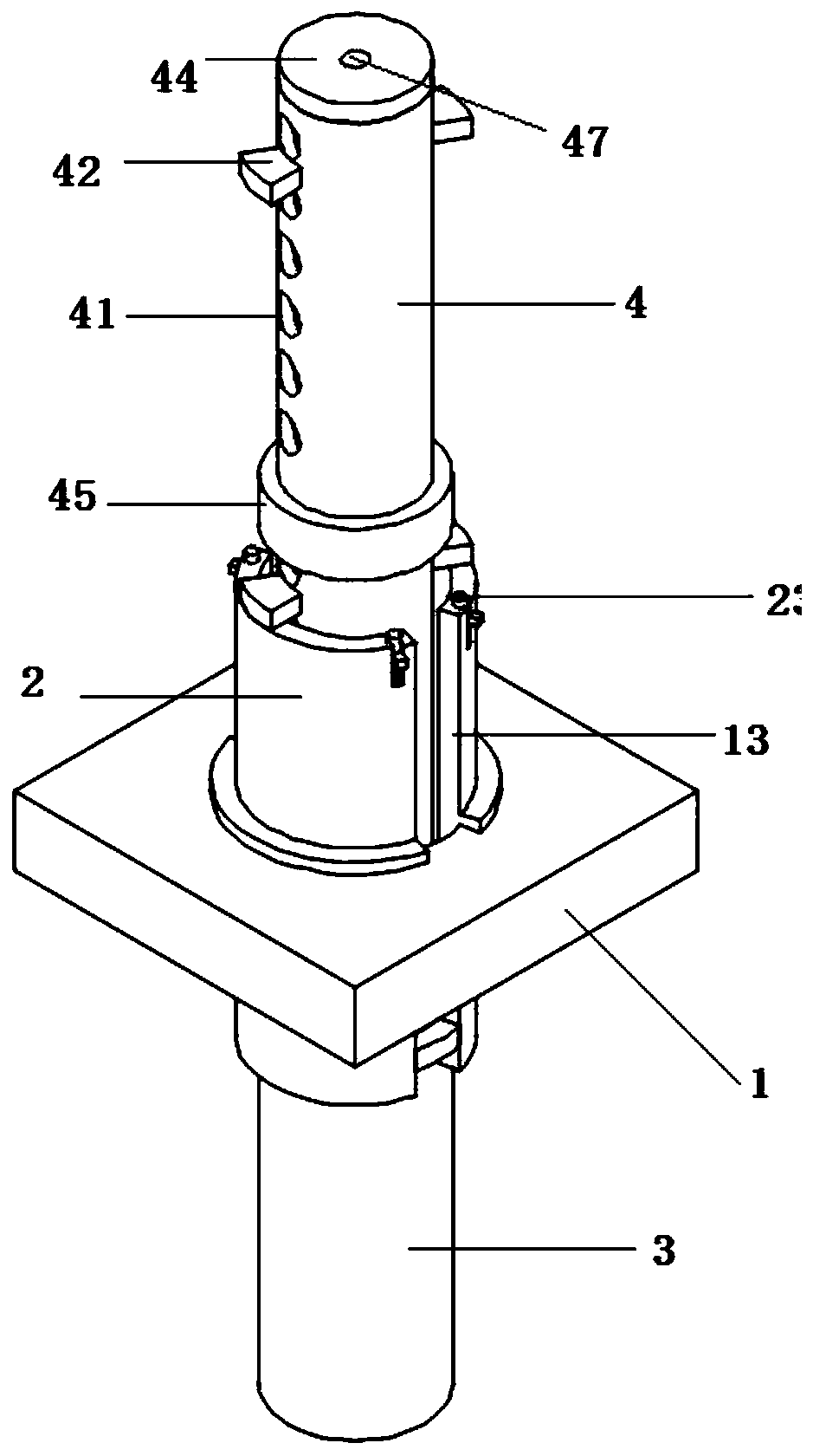 Water quality sampling device for environmental protection detection