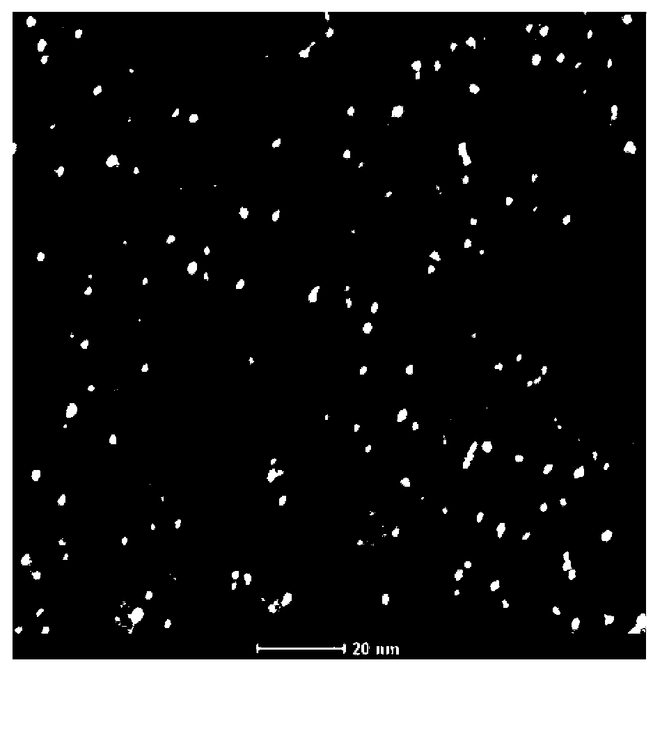 Core-shell type tri-modal nano contrast agent as well as preparation method and application thereof