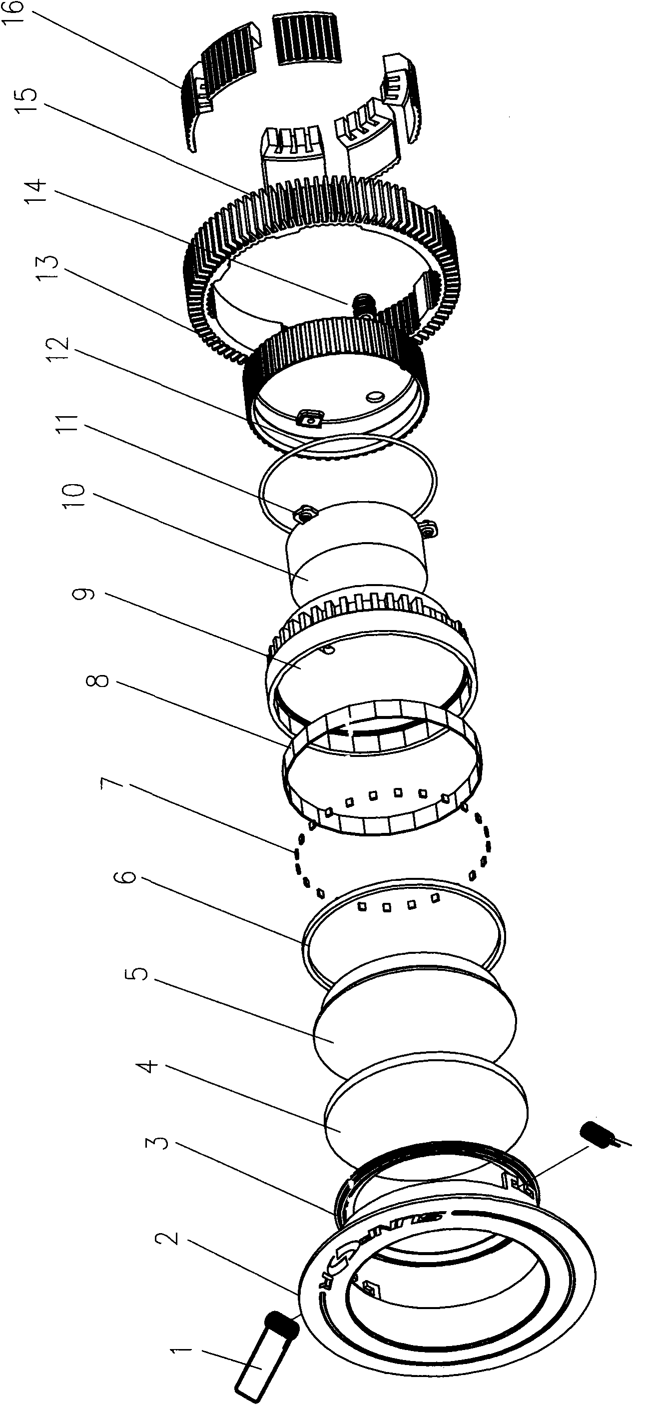 Light conduction plane lamp with built-in power