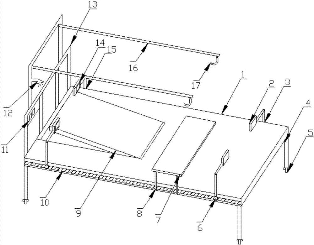 Multifunctional rehabilitation bed