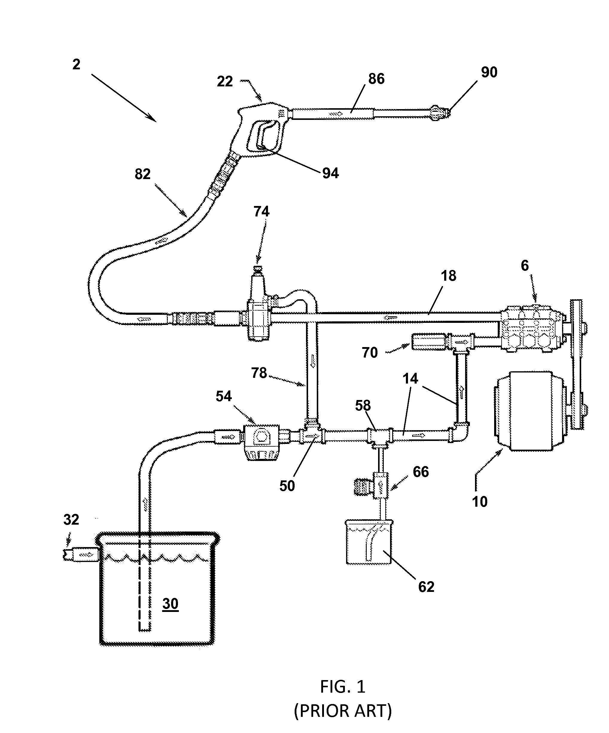 Pressure Washer Device Employing a Cool Bypass