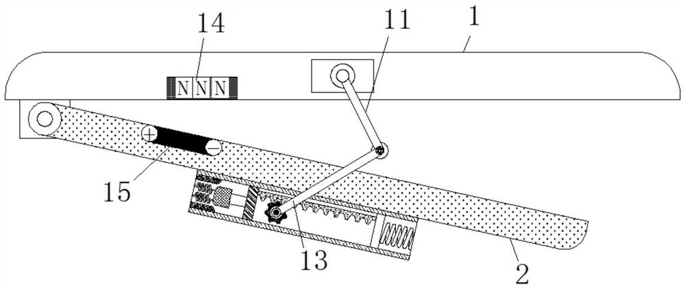 Self-locking door capable of reducing door closing noise based on electromagnetic principle