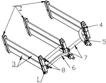 Harmonica channel type heat exchanger