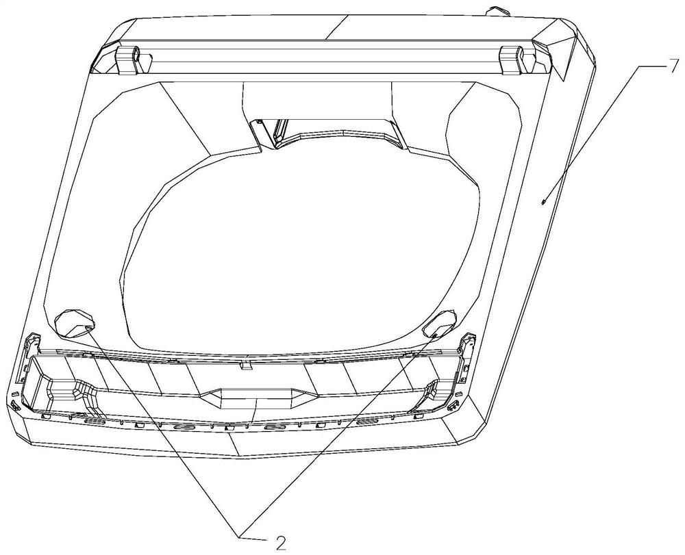 Washing machine feeding device, washing machine and control method of washing machine