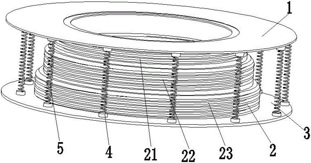 Retractable type aircraft damping mechanism