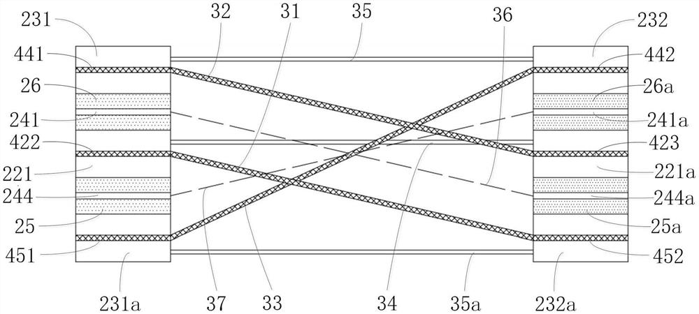 Photoelectric transmission interface and corresponding photoelectric transmission line and photoelectric bayonet socket