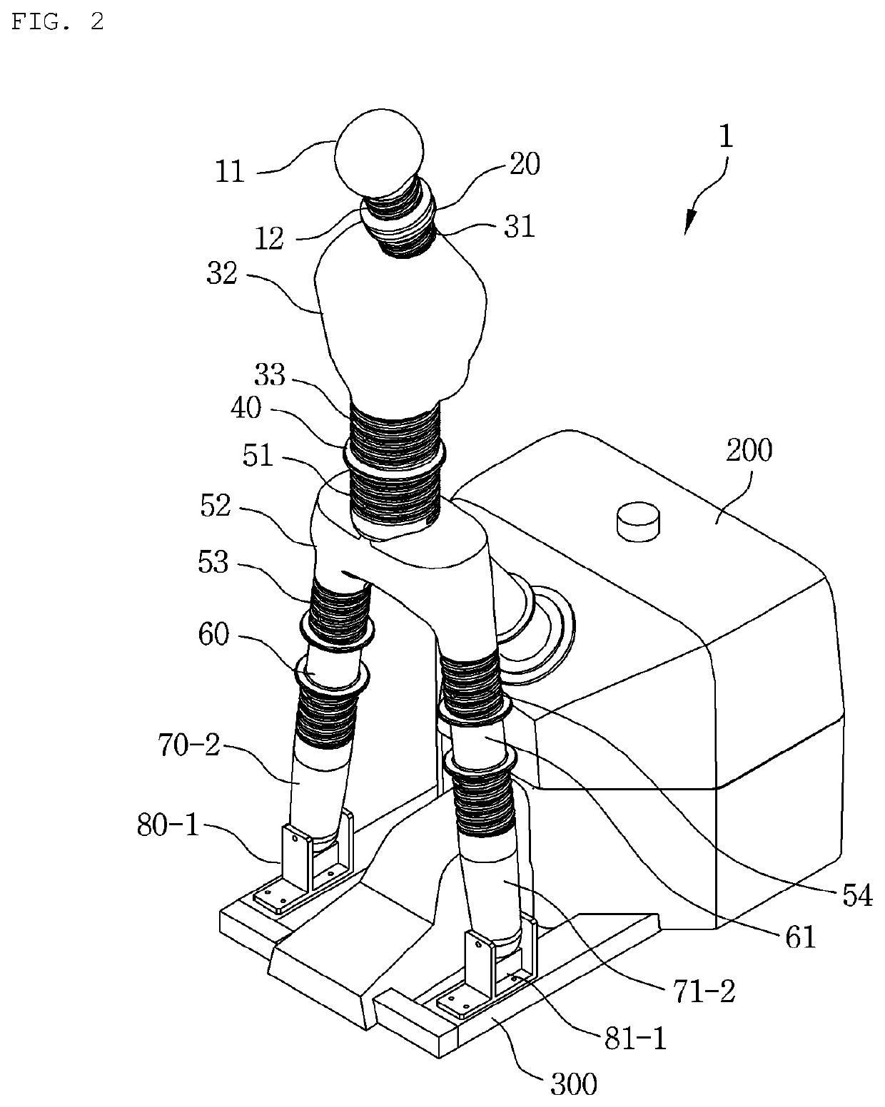 Whole body-shaped striking dummy including joints