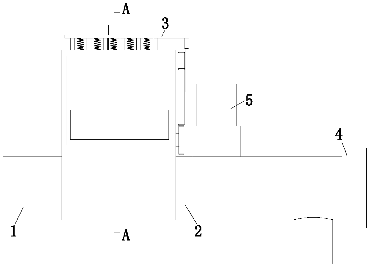 Domestic sewage discharging and filtering system