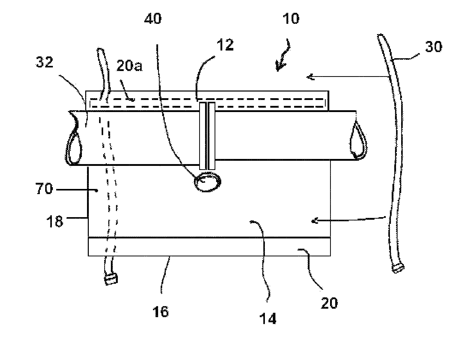 Effluent containment device