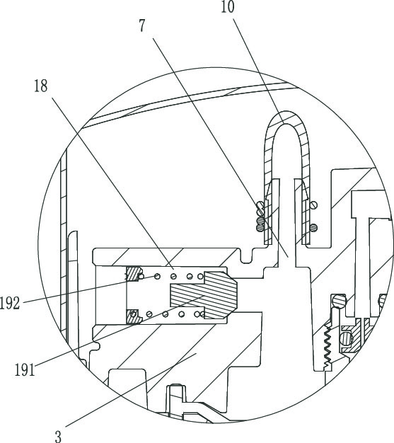 A multi-channel exhaust sparkling water machine