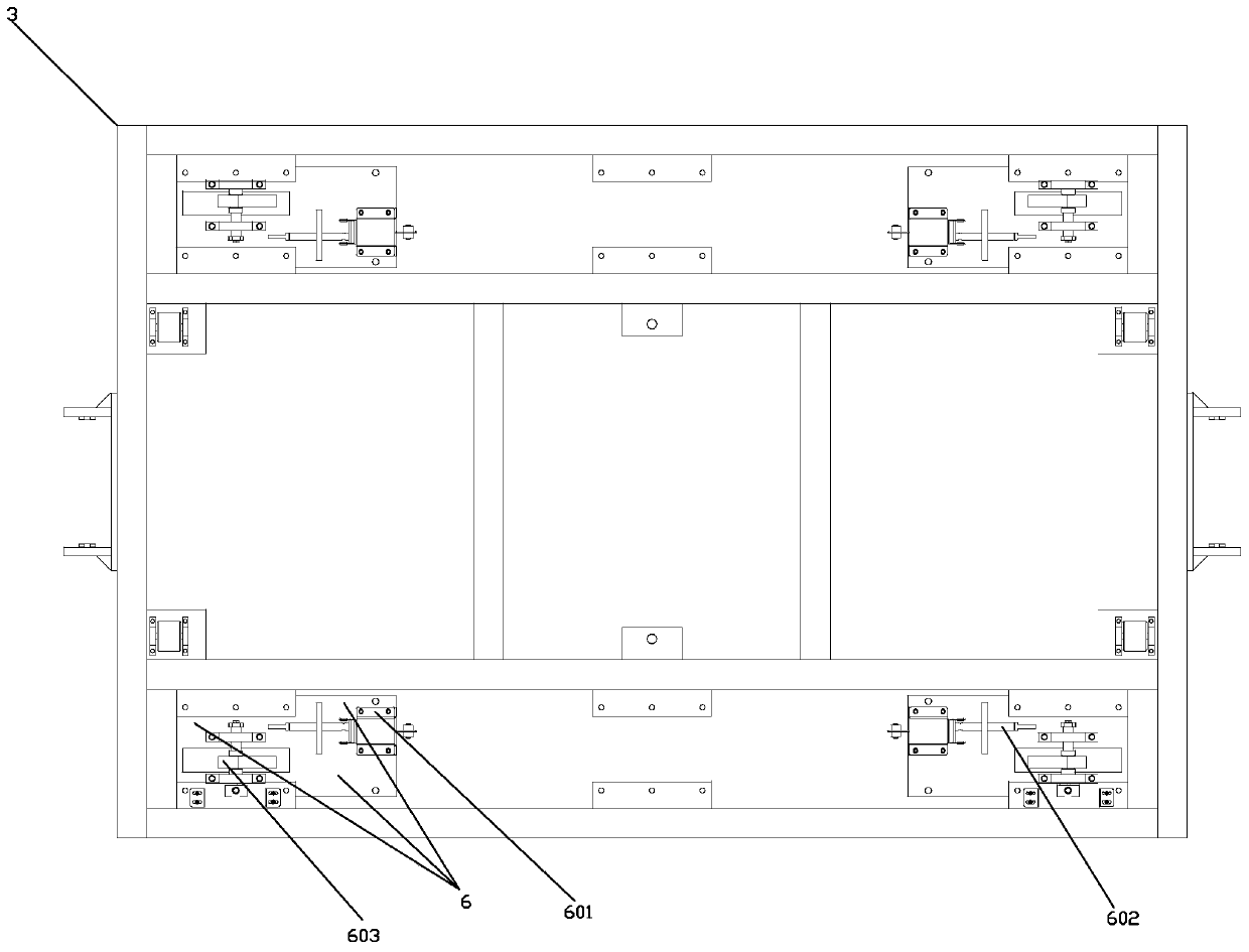 Roadway stacking mechanical parking equipment