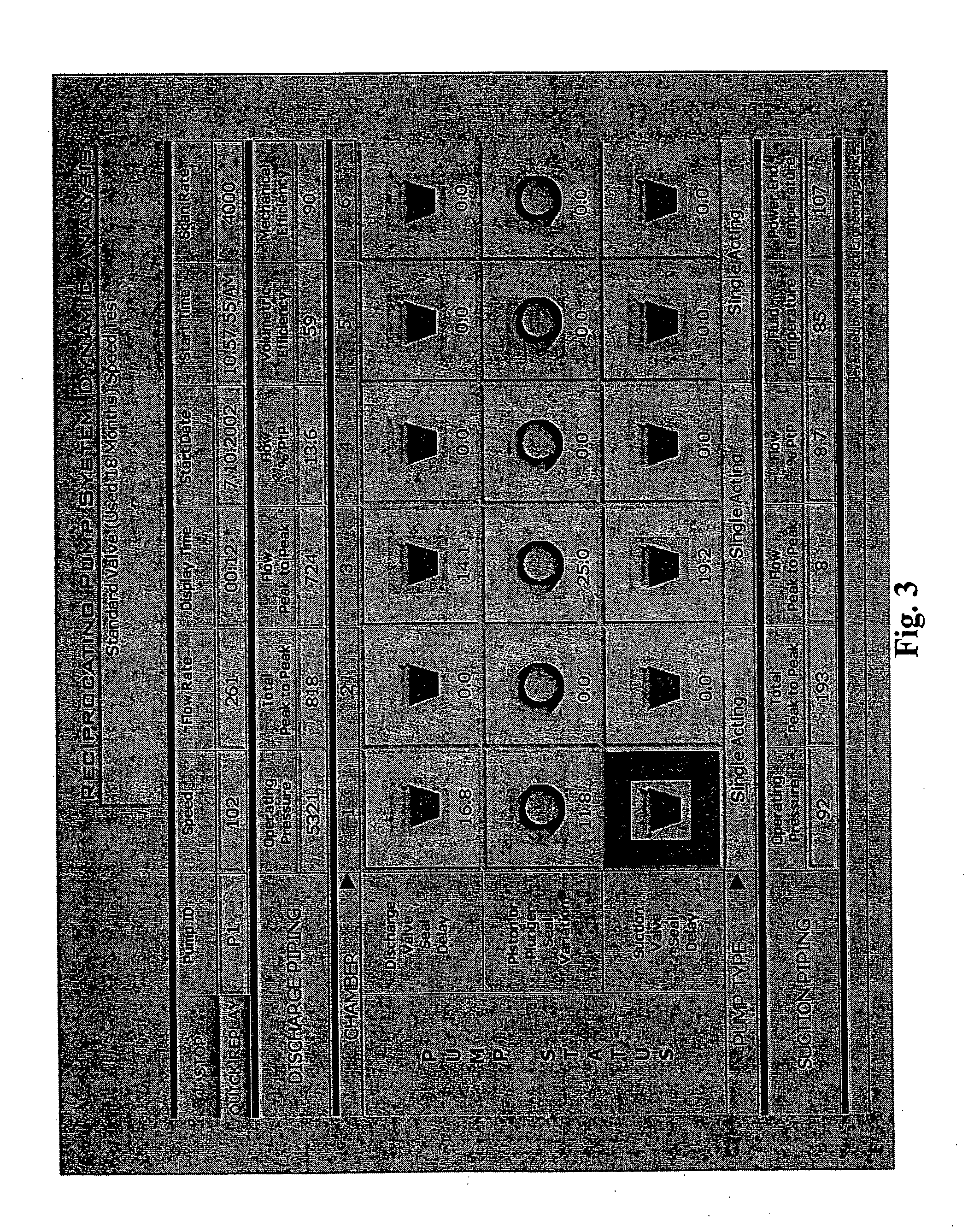 System and method for power pump performance monitoring and analysis