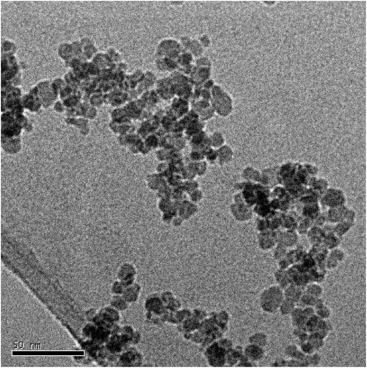 Chemical preparation method of magnetic graphene